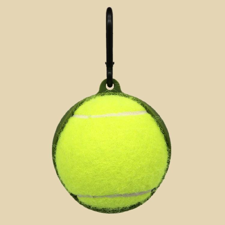 Standard Tennis Ball Holder with Carabiner for Training Walking Tennis Play