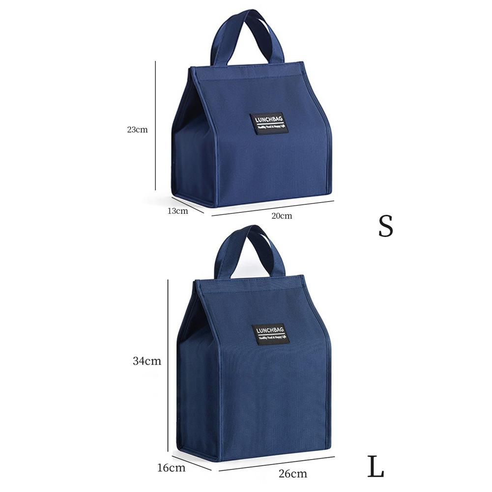 Portable Insulation Bag Lunch Box Fresh Cooler Pouch Aluminum Foil For Rice Bag Picnic Storage Bag Waterproof Storage Bag