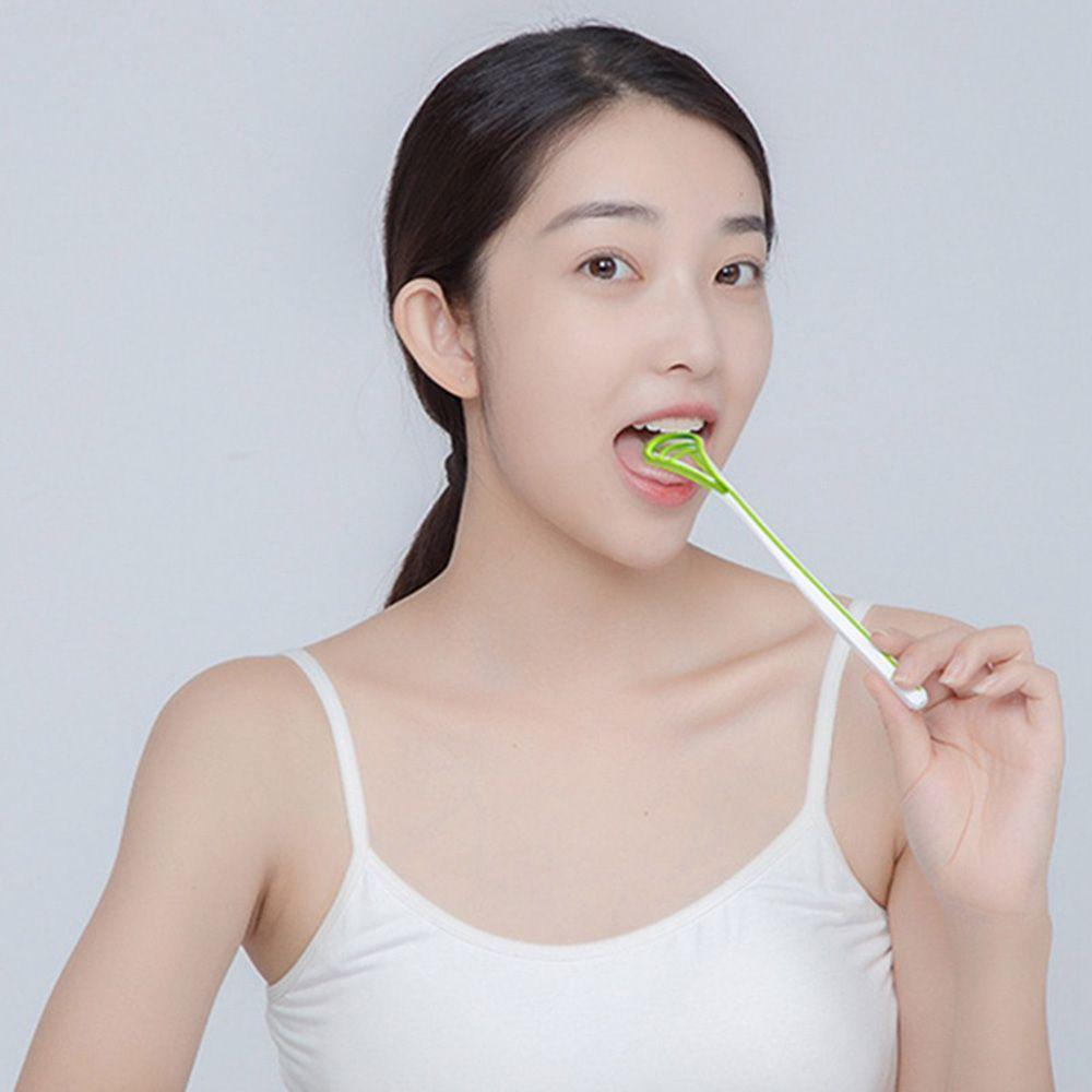 Cleaning Remove Bad Breath Oral Hygiene Tools Tongue Brush Tongue Scraper Tongue Cleaner Toothbrush