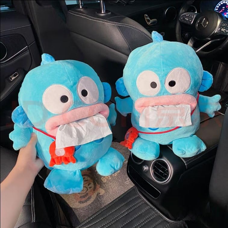 Hangyodon Tissue Tissue Tissue Stuffed Cute Character Goods Case, Cover, Holder, Toy, Car, Hanging, Fluffy, Popular, (Hangyodon)