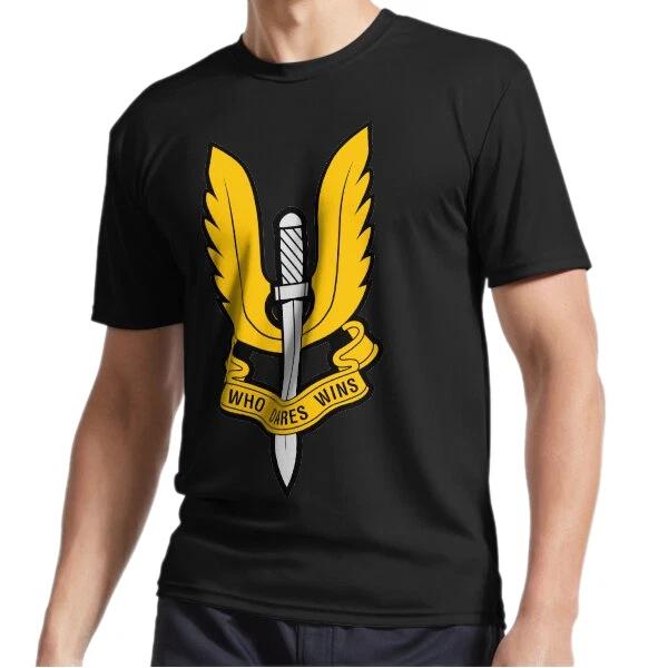 

New SAS Logo Active Logo T-Shirt Funny Size S to 5XL S