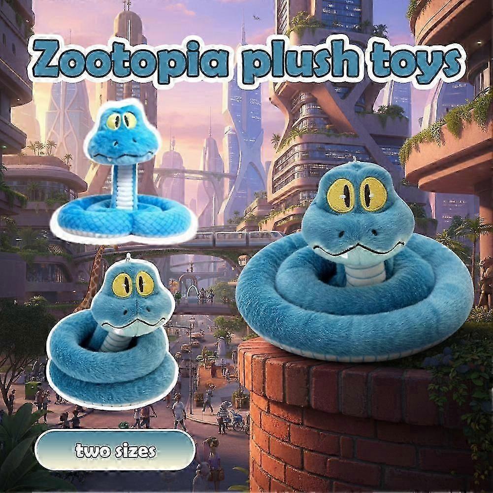 Zootopia Cute Little Snake Gary Plush Toy Soft Stuffed Animal Doll Birthday Gift For Girlfriend Kids