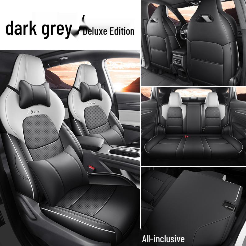 Changan X5PLUS Full Leather Car Seat Cushion - Universal, All-Season, Full Wrap Seat Cover for 26 Models