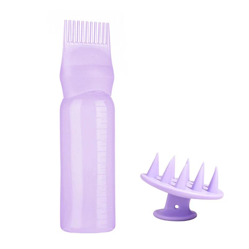 

2 шт./набор флаконов-аппликаторов для краски для волос с кисточкой для масла для волос, флакон-спрей для окрашивания волос, шампунь, парикмахерские инструменты для окрашивания