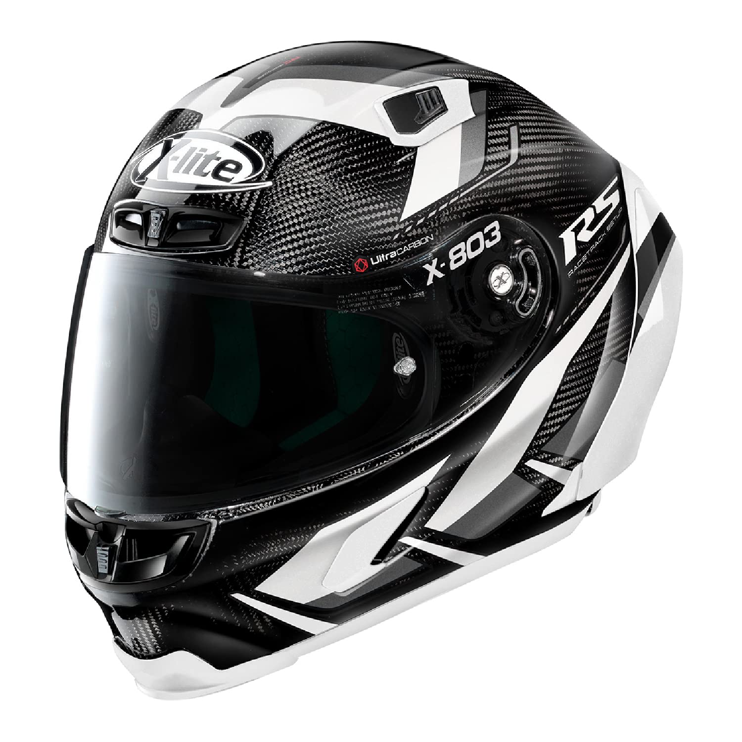 

NOLAN Ultra Carbon Motorcycle MOTORMASTER Size L 33006 X-lite X-803RS Full-Face Helmet, (Gray/52), (59-60cm),