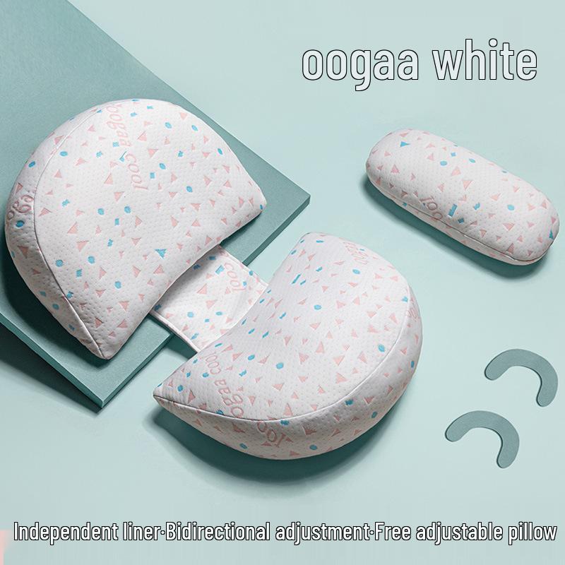 U-Shaped Pregnancy Pillow - Lumbar, Belly, and Back Support for Side Sleepers