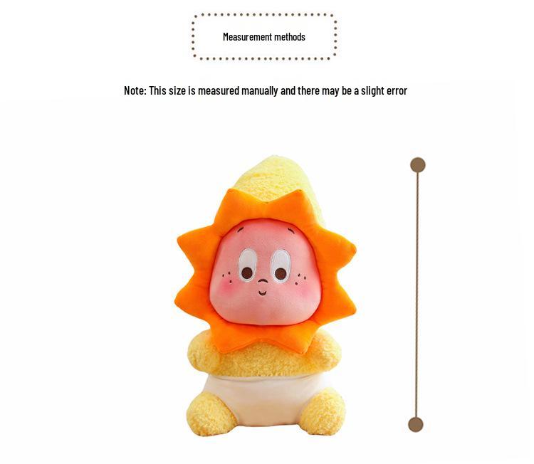 Adorable Star Plush Toy - Sun Doll Cushion for Kids' Birthday Gift