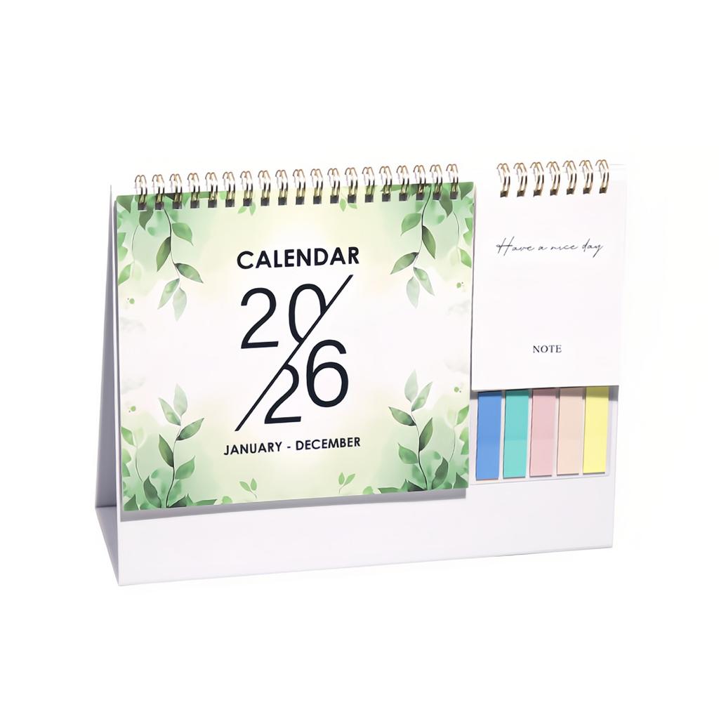 2026 Desktop Calendar: A Beautifully Designed Desktop Calendar With Sticky Notes; A Compact Decorative Calendar Suitable For Home Desktops.