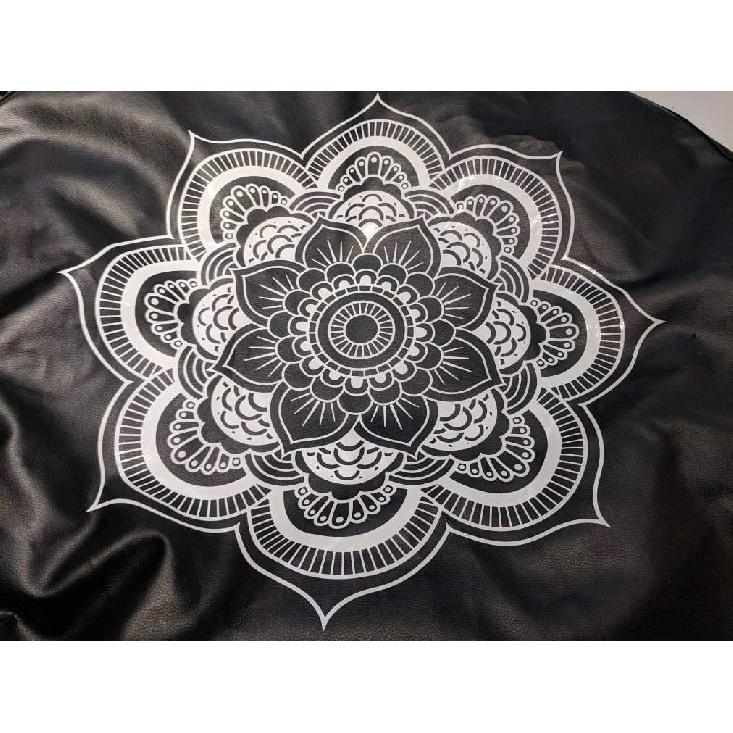 BCP Black Color PU Leather Spare Tire Cover (Fit 31-33 Inches)