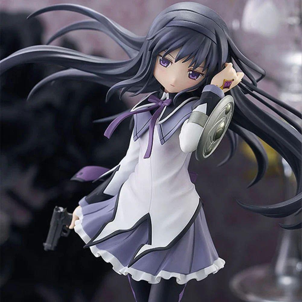 Anime Puella Magi Madoka Magica Figure 17cm Akemi Homura Action Figural Pvc Model Kawaii Decoration Doll Kids Toy Holiday Perfect Gifts
