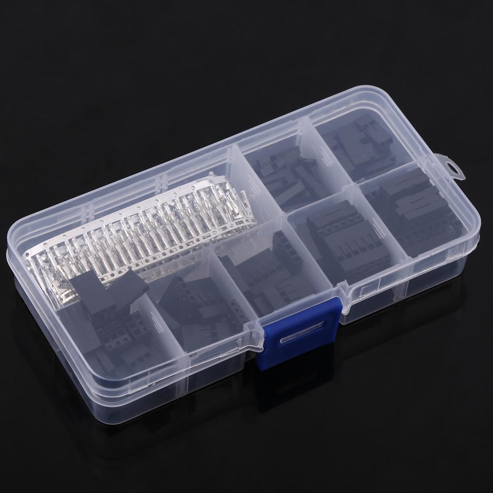 310 Stück 2,54 mm Stiftleisten-Jumperkabel-Steckverbindergehäuse-Kit Elektronik-Set