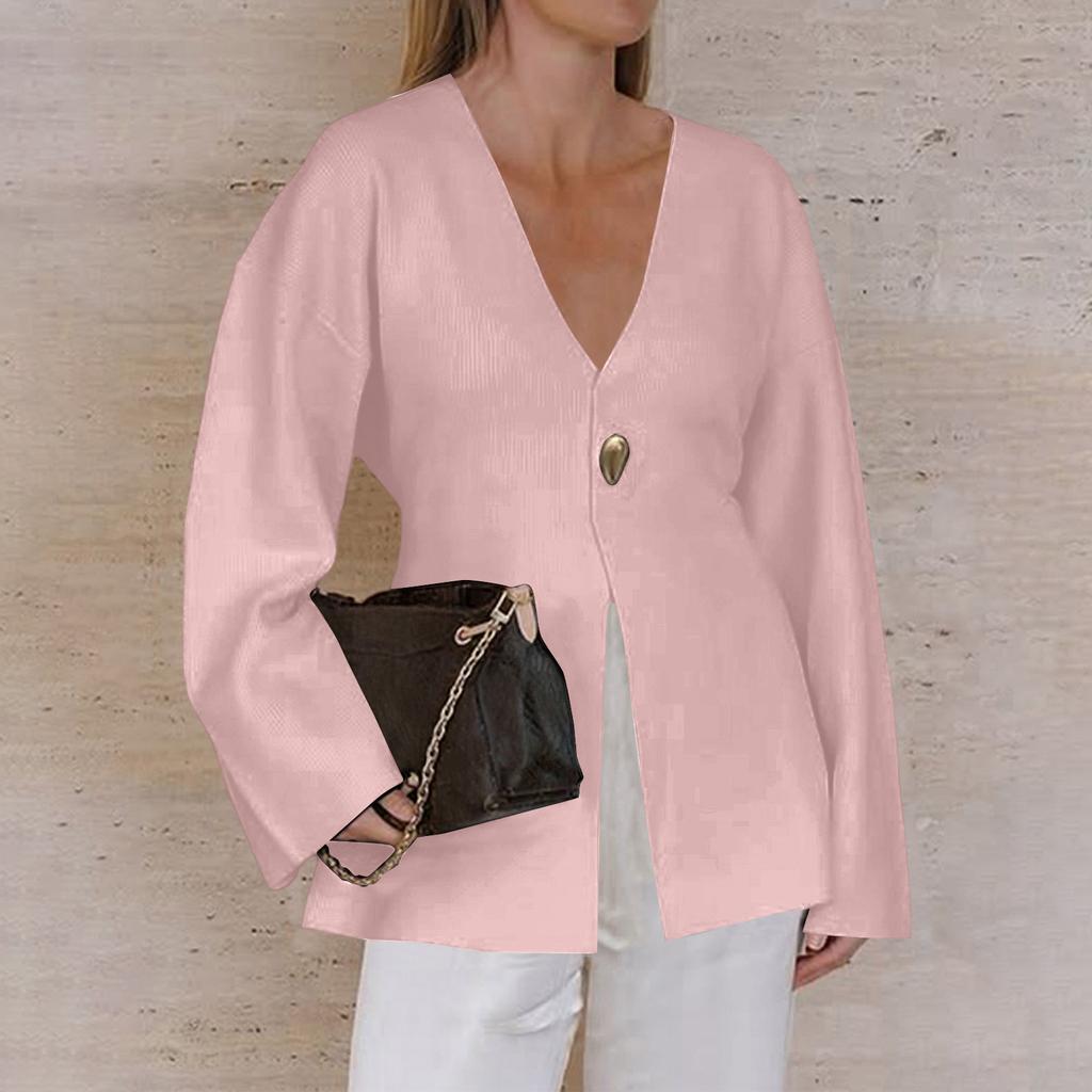 Elegantes, anspruchsvolles und hochwertiges Langarm-Shirt-Pullover für Damen