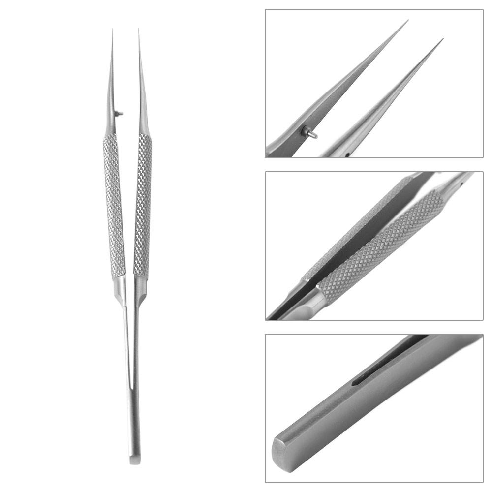 140mm Fingerprint Flying Wire Tweezers Curved/Straight Tip Precision Tweezers  Repair Tool