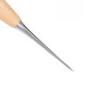 2pcs Leather Craft Awl Tools Leather Hole Punch Tool Sewing Punching Hole Maker Stitching Over Stitch Wood Handle