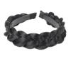 Geflochtener Haarhalter Stirnband Perücke Synthetisches Haar Twist Synthetische Zöpfe Kopfschmuck Zopf Haarverlängerungen für Damen Elastische Perücken Haarverlängerungen