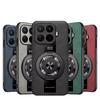 Für Xiaomi 17T/17T Pro Hülle Premium Lammleder Patchwork 360° Drehbarer Ständer Verfügbar Stoßfeste Abdeckung Für Xiaomi 17 T/17 T Pro