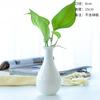 Chinese Classical Ceramic Flower Vase Mutian Jade Porcelain Guanyin Vase for Living Room Desktop Decor