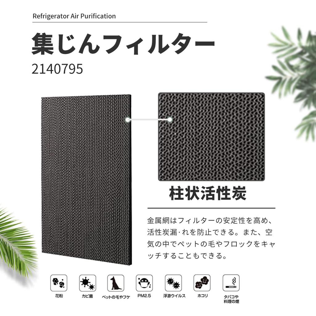 B&A HEPA Filter Set KAFP044A4 KNME017C4 TCK55 Air Purifier Dust Deodorizing
