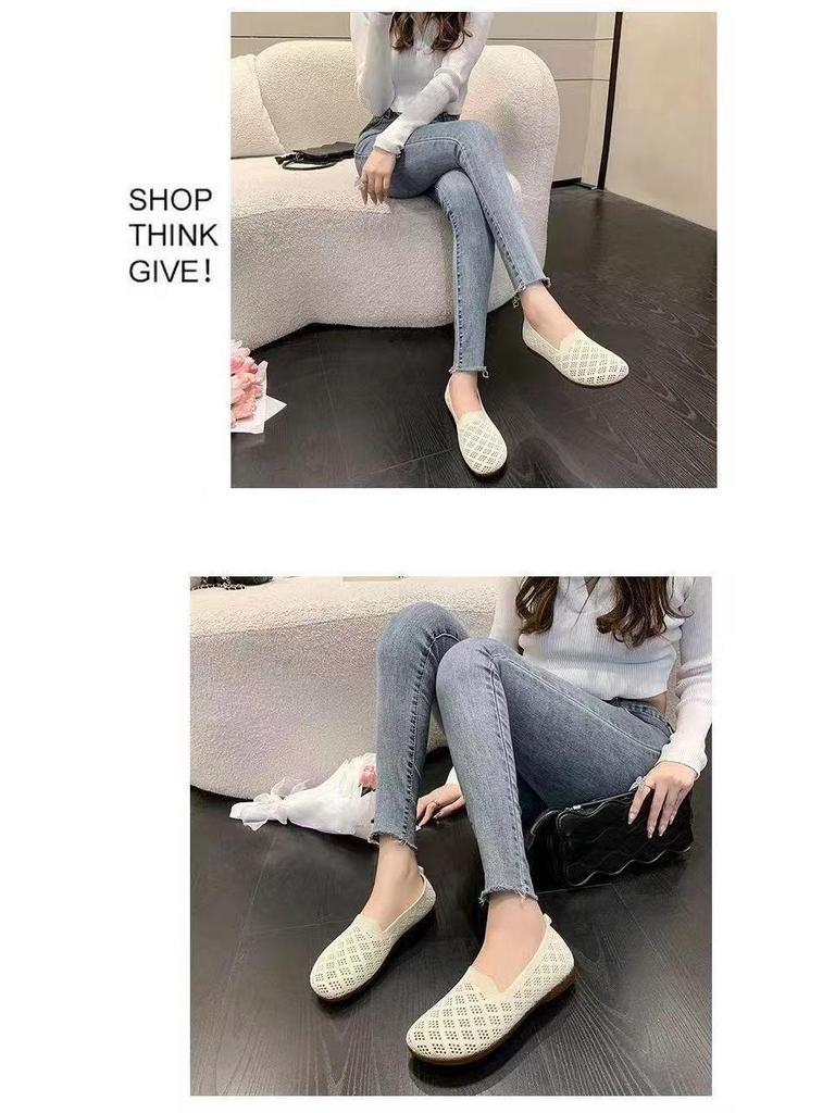 2025 Spring/Summer Women's Breathable Mesh Flats