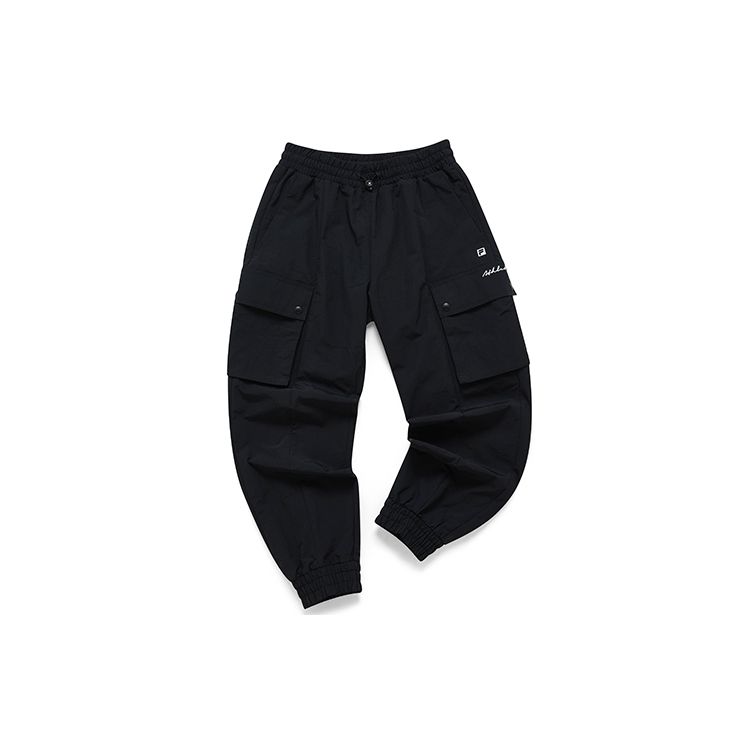 FILA Athletics Боковые карманы Тканые брюки-карго зауженные Женские брюки Глубокий черный A11W211802FBK M
