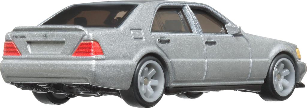Hot Wheels Fast & Furious - Mercedes-Benz 500 SEL Vehicle Toy, Silver, for Ages 3 and Up, HRT94