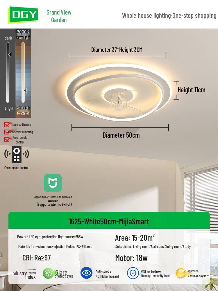 Cloud Lamp for Children's Room - Nordic Ceiling Fan Lamp