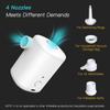 Mini pompă electrică de aer 2200Pa cu umflare și dezumflare fără fir 3000mAh umflare reîncărcabilă