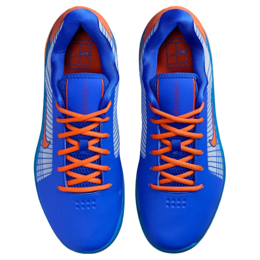 NikeCourt Air Zoom Vapor 12 Hypersmash Racer Blue Safety Orange Unisex Sneakers Pure-Platinum HQ2602-400