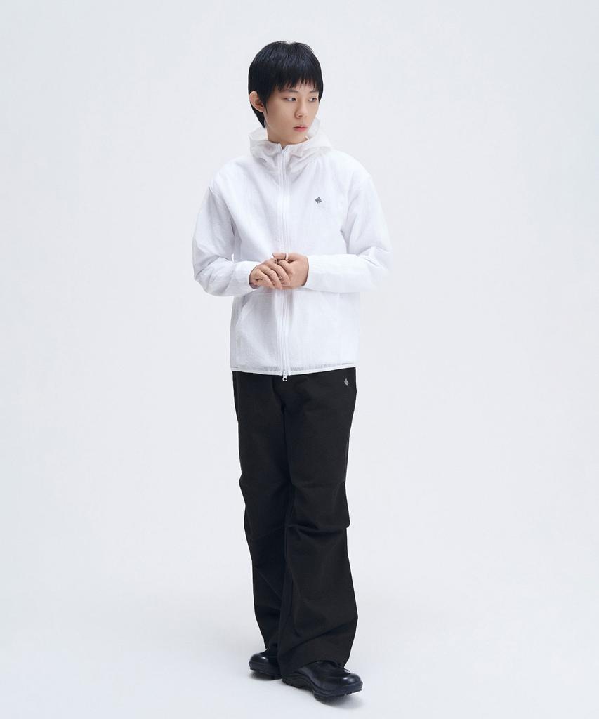 Slow Record House Mesh Lightweight Jacket_White