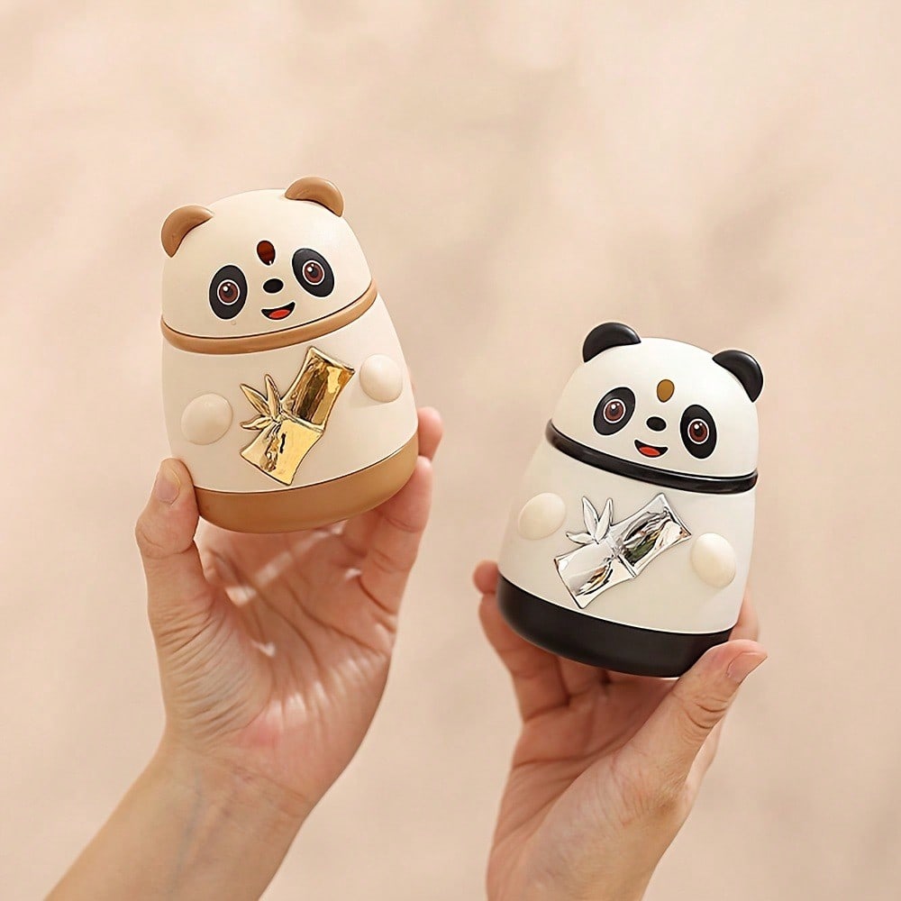 Toothpick Holder Panda Cat Creative Automatic Pop-up Toothpick Box Cartoon National Tide Push Toothpick Jar Toothpick Bottle
