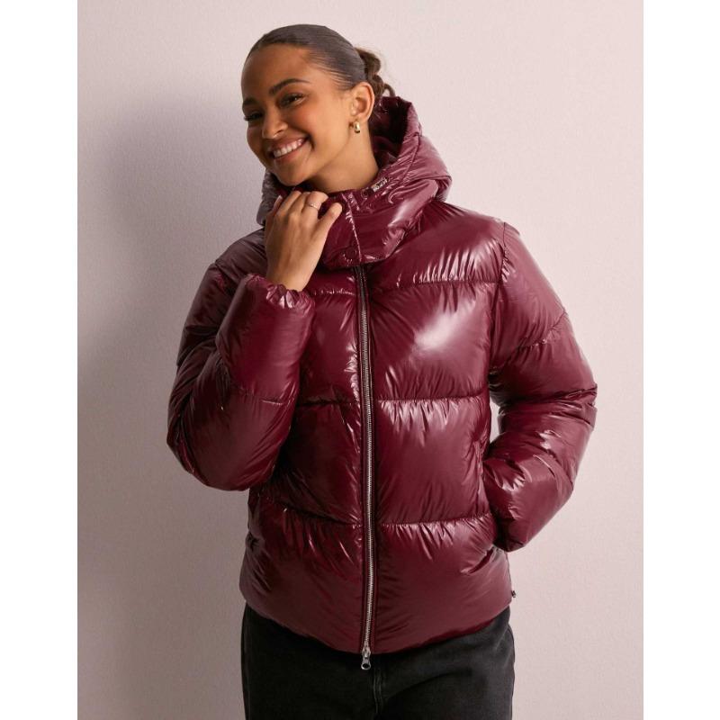 Winter Casual Hooded Cotton-padded Jacket Thickened Jacket Solid Color Cold-proof High-end Cotton-padded Jacket Women's Jacket
