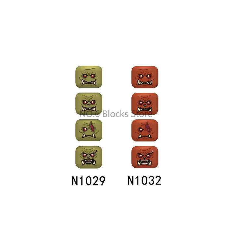 City Building Blocks Body Character Clothing Head Face DIY Parts Hair Expression Accessories Figure Headwear Helmet Bricks Toys