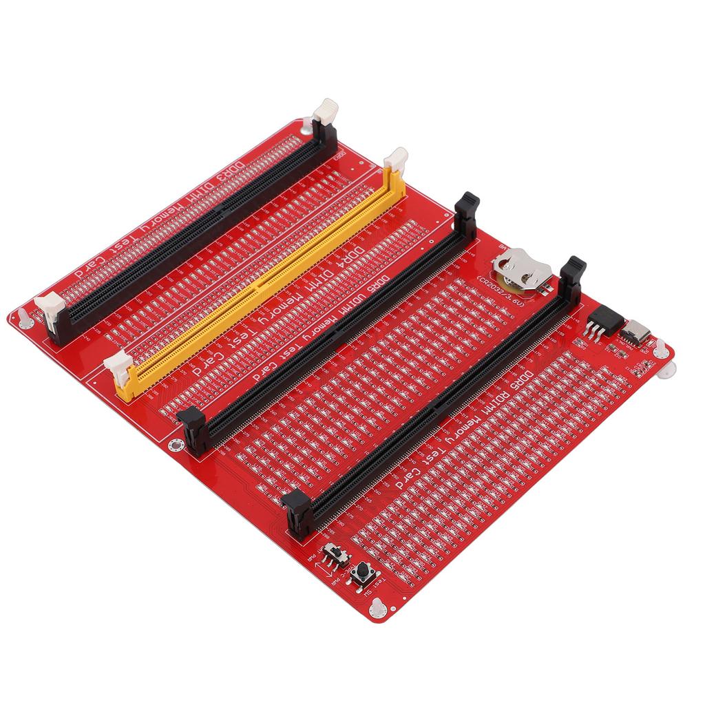 4 in 1 RAM Memory Tester Card Desktop Computer DDR3 DDR4 DDR5 UDMM DDR5 RDIMM Diagnostic Analyzer with Light