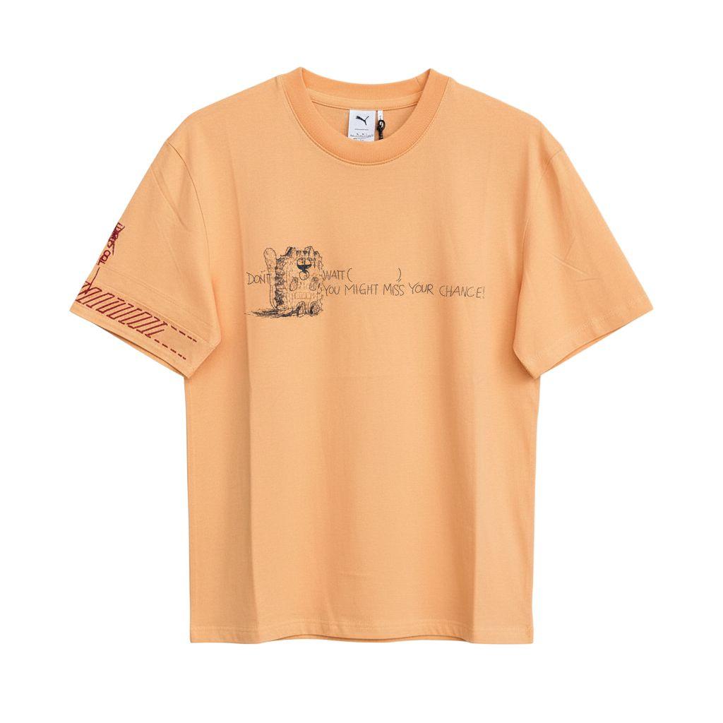 Puma X Michael Lau Collaboration Sports Crew Neck Loose Short Sleeve T-Shirt Men Tops 531318-36 XS