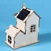 DIY Solar & Wind Turbine Kit: Wooden House Science Experiment for Electricity