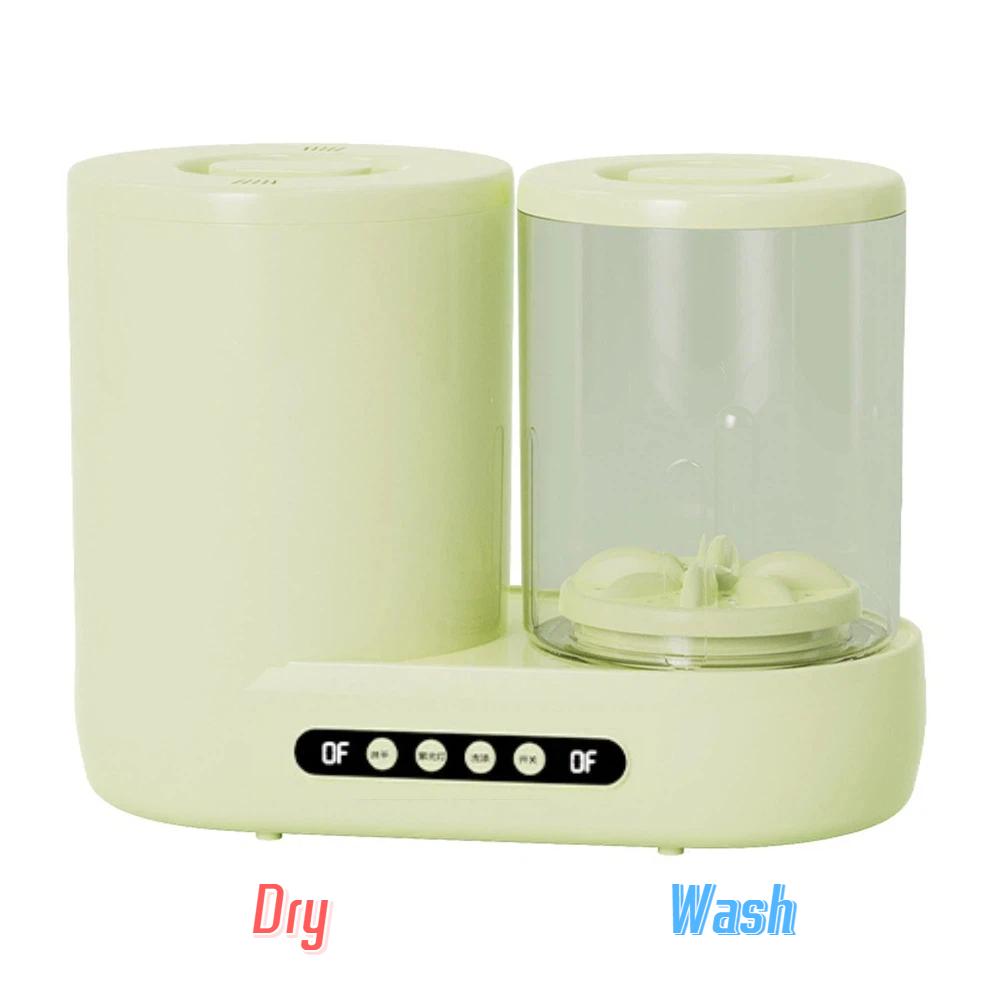 Double Bucket Laundry Cup with Drying Installation-free Sock Washing Machine Underwear Small Special Clean Machine Wash + Dry