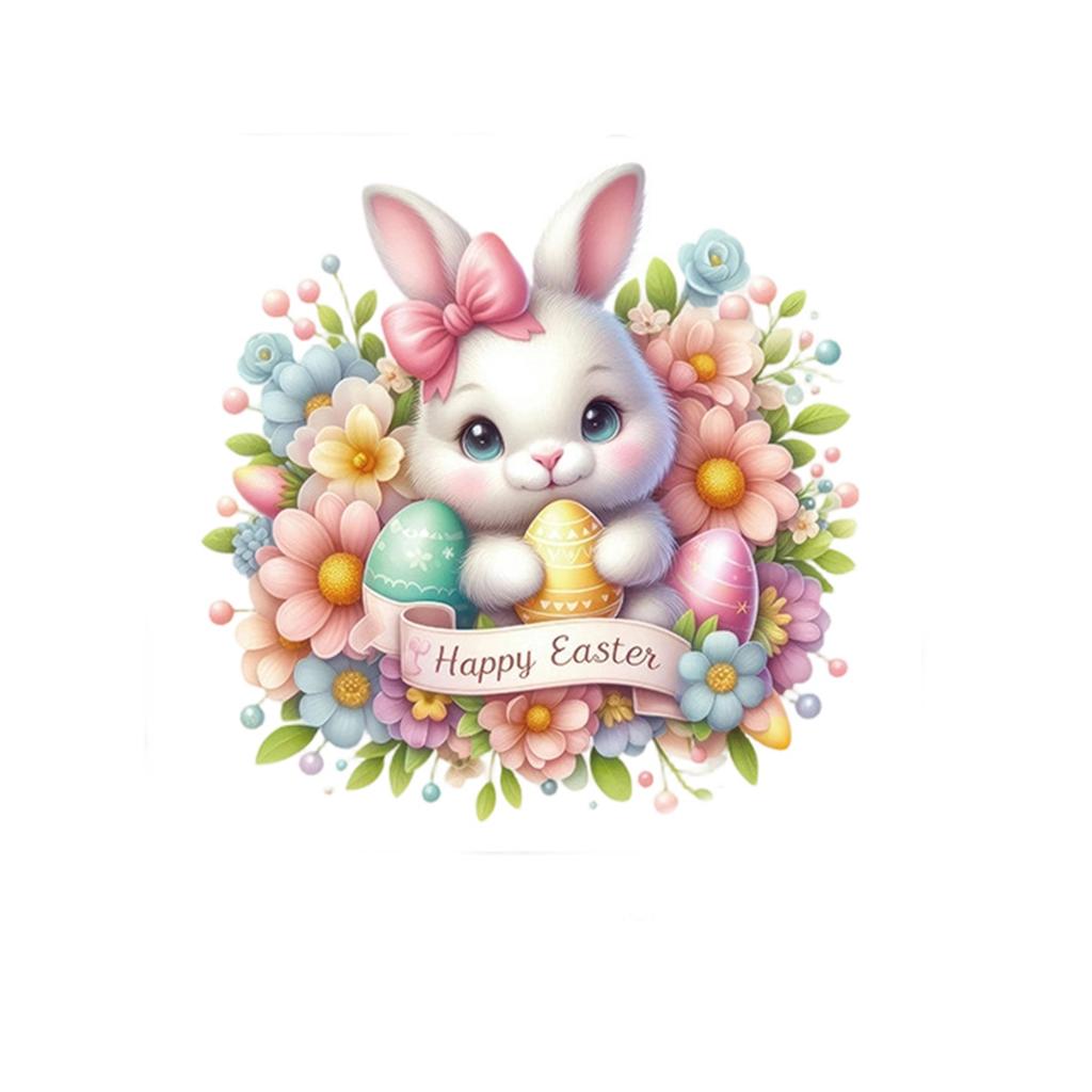 Easter Themed Easter Egg Wall Stickers, Wall Decorations, Holiday Decoration Stickers, PVC Self-adhesive Stickers