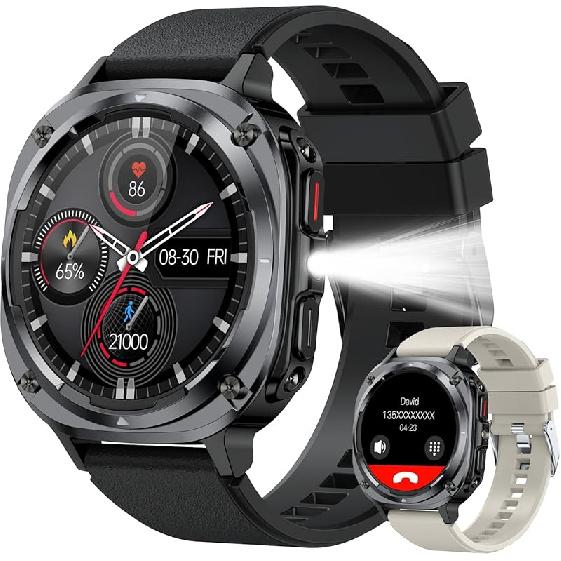 Chytré hodinky pro muže Fitness tracker: Bluetooth Make Answer Call Digitální pánské hodinky Vodotěsné Chytré hodinky pro běh pro telefony Android iPhone Samsung