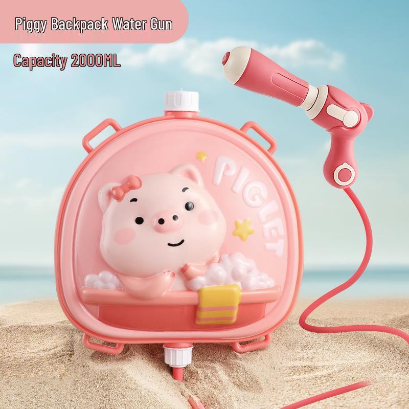 Kids' Cat Backpack Water Gun Toy – Outdoor Fun Splash Battle