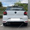 Rear Bumper Diffuser Lip For Volkswagen Polo MK5 6R 2009-2014 Splitters Spoiler Chassis Protector Body Kit Tuning  Accessories