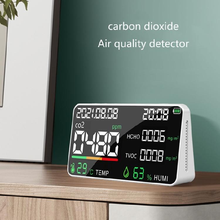 Air Pollution Meter Precisions Detector HCHO TVOC PM2.5 PM10 PM1.0 CO2s Monitor