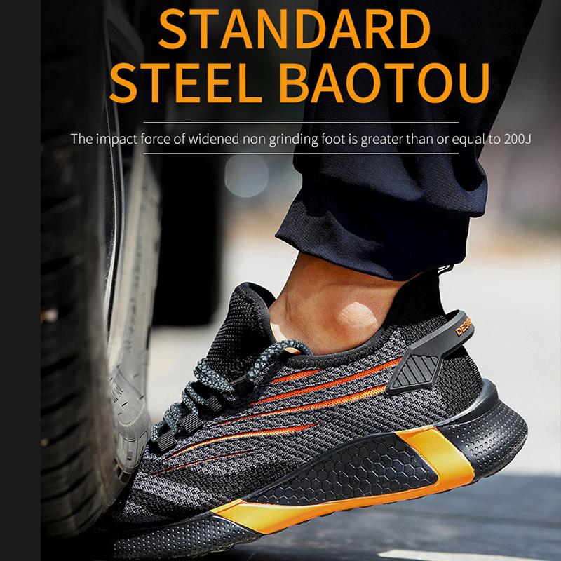 Steel Toe Cap Shoes For Women Work Boots Puncture-Proof Work Safety Shoes Protective Working Shoes Women Security Sneakers