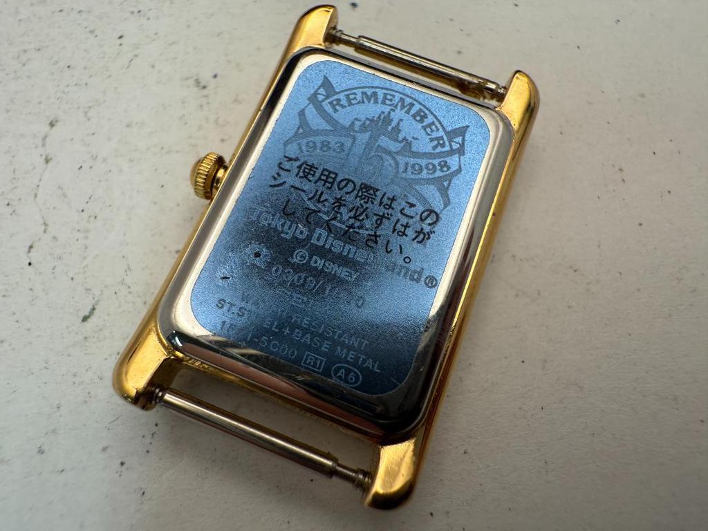 [USED] f1004 Face Only SEIKO Watch Tokyo Disneyland 15th Anniversary