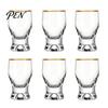 Entertaining And Hosting Barware Mini Snifter Glass with Ergonomic Weighted Base, Crystal Clear Tasting Mixed Drink Serving Cups Glasses, Comfortable