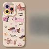 Cartoon Compatible with Apple 16, Anime 15plus14, Silicone Soft Case 13, Mini Phone Case Promax