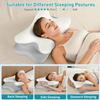 Cervical Pillow for Neck Pain Relief, Ergonomic Neck Pillow for Sleeping Contour Memory Foam Pillows with Cooling Pillowcase, Orthopedic Bed Pillow