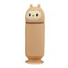 Cute Cartoon Silicone Pencil Case With Expandable Foldable Storage For Students And Kids