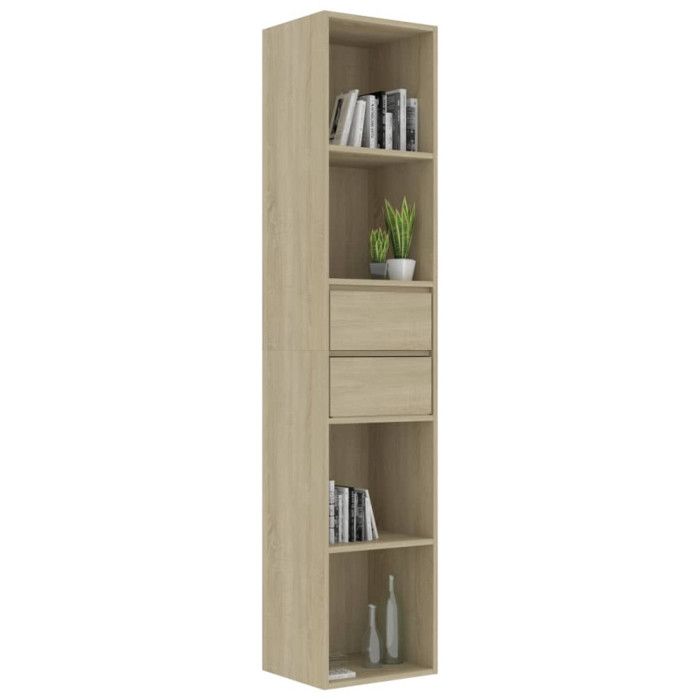VidaXL Bibliothèque Chêne sonoma 36x30x171 cm Bois d'ingénierie 802870