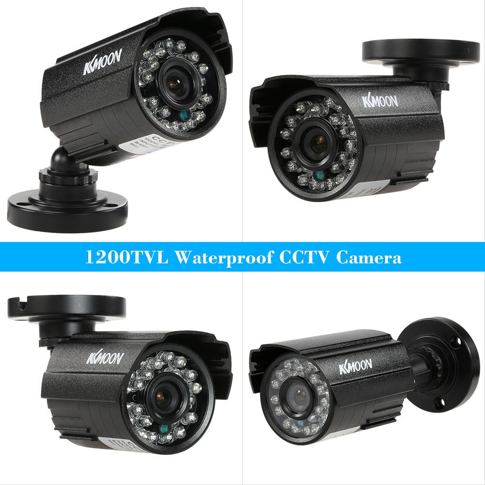 1200TVL CCTV kamera 24 IR lamp Noční vidění 1/3"" CMOS IR-CUT Vodotěsné pro zabezpečení domácnosti