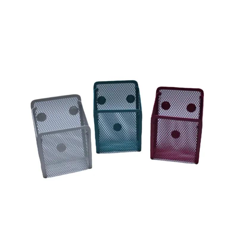 Für Schule Büro Desktop-Organizer Schreibwaren Metall Hohl Bleistift Halter Lineal Stift Bleistift Lagerung Box Stehen Container